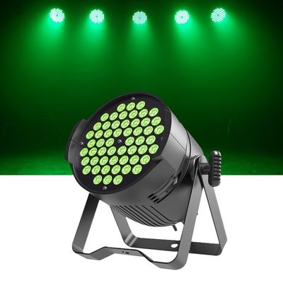 54x3w Rgbw Iluminación de escenario LED Modelo privado Dmx Lavado 3 en 1 Par Luz de aluminio para boda