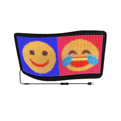 390x107mm Mensaje de desplazamiento programable Display flexible de pantalla LED Signo para el aeropuerto