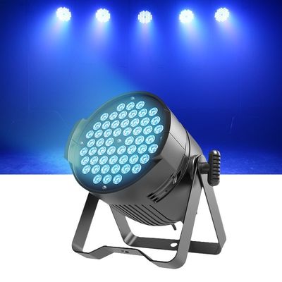 Fuera impermeable 54x3w RGB 3in1 RGBW Caliente Frío Blanco LED Par luz para DJ Party