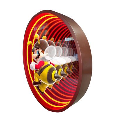 Tablero de anuncios de espejos LED infinitos para 2024 Hologramas Fans Decoración superior esencial