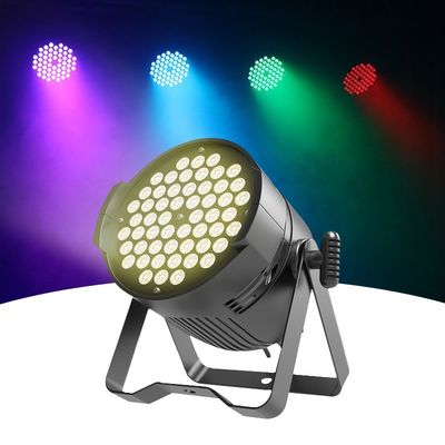 Equipo de iluminación LED Par DMX de 3 en 1 de 54*3W para la actuación de luces de escenario de la fiesta de bodas