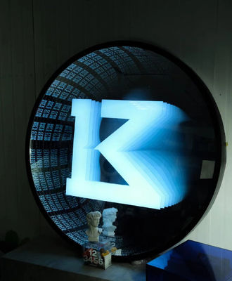 Play Store Señales de publicidad Promoción Proyector de hologramas 3D con espejos acrílicos