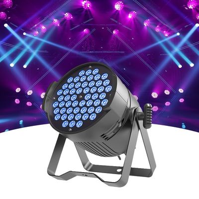 54*3w LED Par Light para iluminación de escenario Controlado por DMX y AC100-240V Voltado de entrada