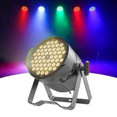 54pcs*3W Led Par puede encender luces de escenario con mezcla de colores RGB/RGBW y control DMX