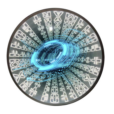 300000 horas de vida útil Espejo de infinito 3D LED con ventilador holográfico y control remoto