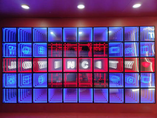 Signo de espejo LED personalizado delicado con holograma 3D y 300000 horas de vida útil