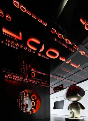 Lleve sus letras de marca al siguiente nivel con nuestro ventilador LED de espejo de abismo de holograma 3D
