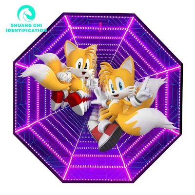 50 C Duración de trabajo 300000 horas Holograma 3D LED Piso de baile para bar de club nocturno