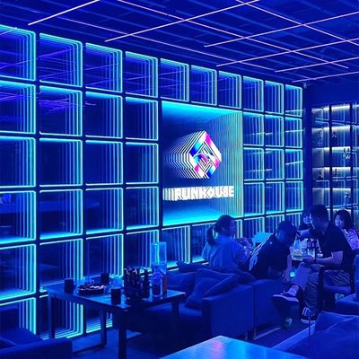 Consumo de energía de 12 V de corriente continua Diseño personalizado Signo de neón de efecto infinito para decoración de paredes