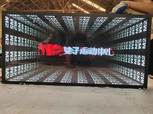 Luces de neón espejo infinito espejo abismo diseño personalizado para la fiesta decoración del hogar en el interior