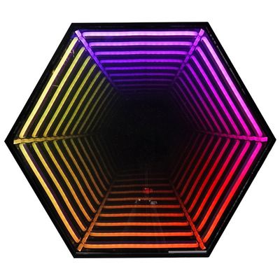 Colorido 3d personalizado Magic Infinity Mirror Multistrato de Neón
