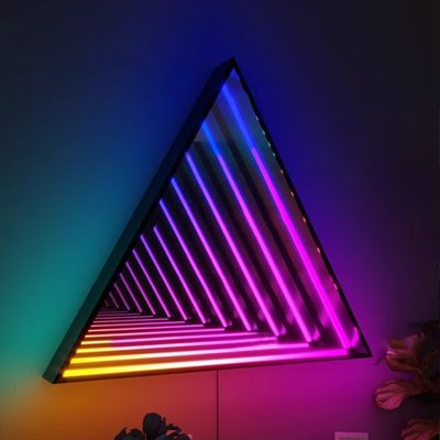 Colorido 3d personalizado Magic Infinity Mirror Multistrato de Neón