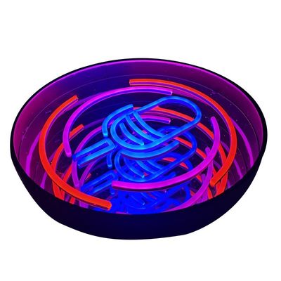 Infinite Visual Art Light Box Melle Abyss Mirror 3D Luminous Letter Logotipo cartelera de neón