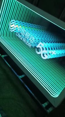 3D Abyss Mirror Neon Acrílico Letras luminosas con luces Neno Delicado tamaño personalizado