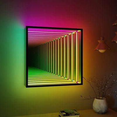 Magia Mirror ilimitado Personalizado 3D Flexible LED forma de neón para el consumo de energía