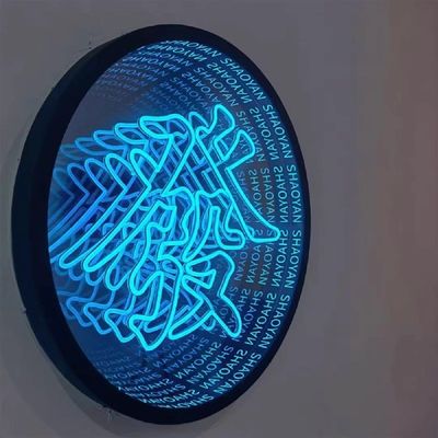 Mini LED y luces de neón espejo infinito letras de luz acrílica con fijación de tornillo