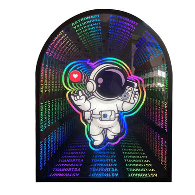 Decoración de interiores Espejo LED Iluminación luminosa personalizada para diseños personalizados Espejo ilimitado