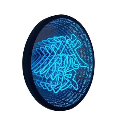 Diseño de arte moderno Espejo LED de acero inoxidable con personalización ilimitada de brillo RGB